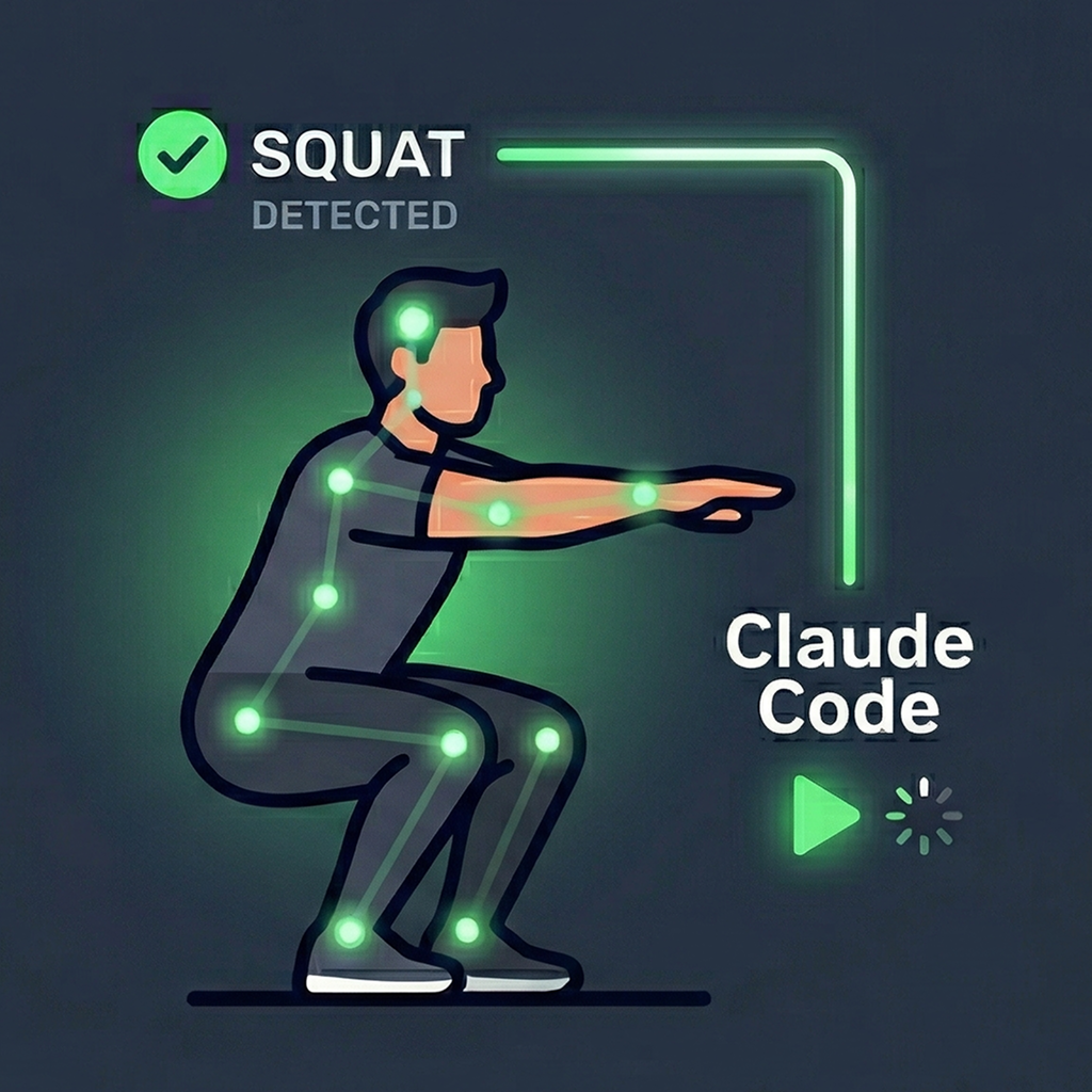 Squat Code — Claude Codeに「スクワットしないとコードを書かせない」CLIツール